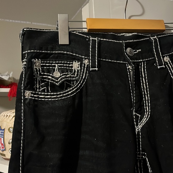 True Religion Jeans rare black n white - Picture 2 of 4